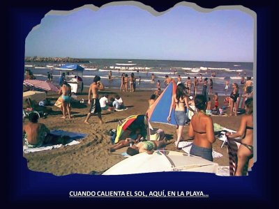 CUANDO CALIENTA EL SOL, AQUI EN LA PLAYA