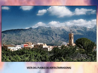 XERTA (TARRAGONA) - VISTA DEL PUEBLO