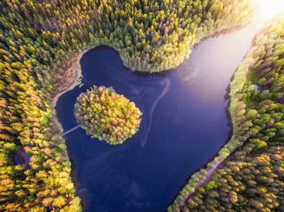 Lago Haukkalampi, Finlandia