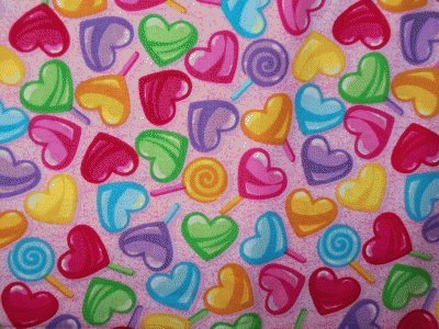 Colorful Hearts and Lollipops