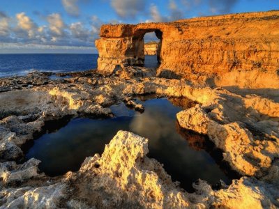 Ventana azul isla de Gozo