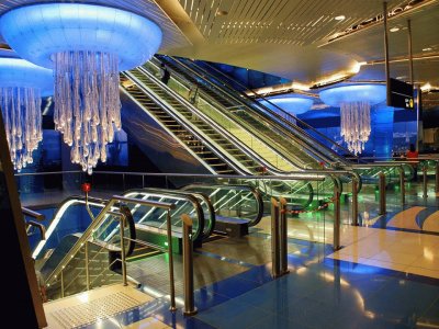 Metro Station Khaleed bin Waleed - Dubai