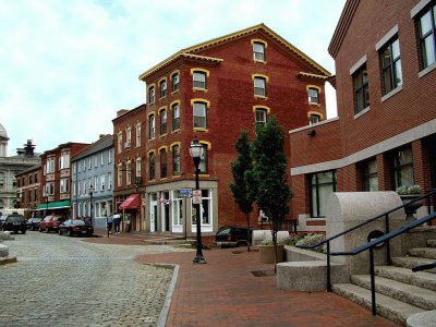 Old Port District of Portland, Maine - USA