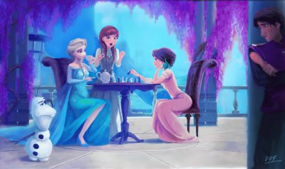 Elsa Anna Rapunzel Eugene