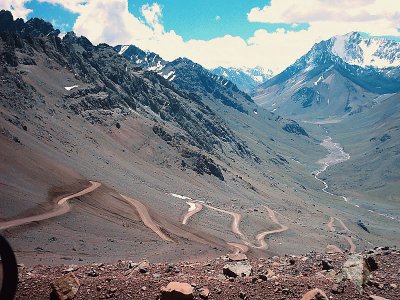 En la RN A006. Mendoza. Argentina