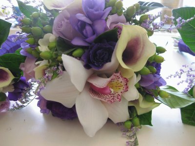 Beautiful Orchid and Rose Bouquet