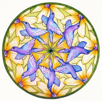 Hummingbird Mandala