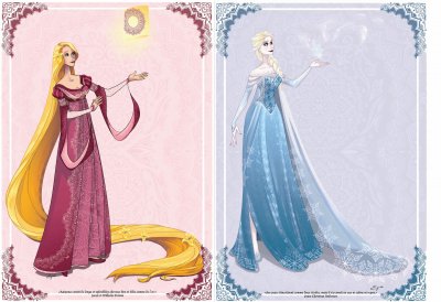 Rapunzel Elsa