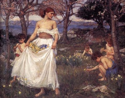 John William Waterhouse  A Song of Springtime