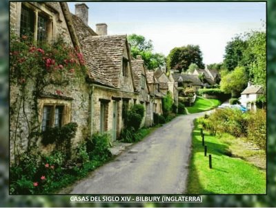 CASAS DEL SIGLO XIV - BILBURY (INGLATERRA)