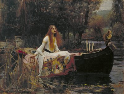 John William Waterhouse-The Lady of Shalott