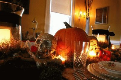 Halloween Dinner Table