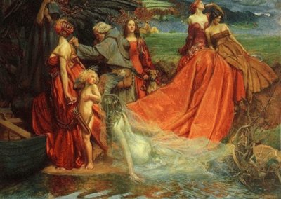 John Byam Liston Shaw- Now is the Pilgrim