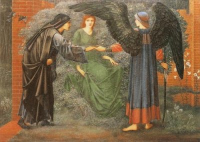 Sir Edward Burne-Jones-Heart of the Rose