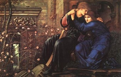 Sir Edward Burne-Jones-Love Among the Ruins