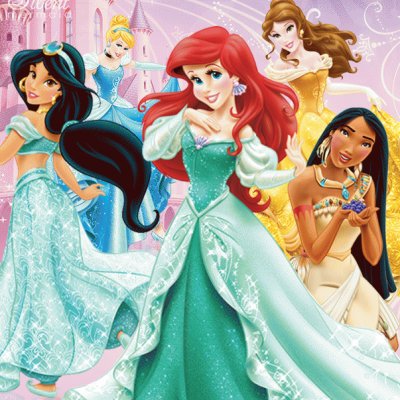 Jasmine Cinderella Ariel Belle Pocahontas