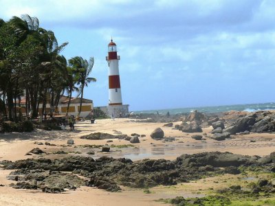 פאזל של Farol de praia de ItapuÃ¡. Salvador de bahia