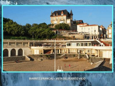 VISTA DEL PUERTO VIEJO DE BIARRITZ (FRANCIA)