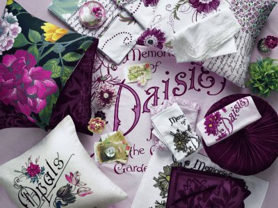 Romantic Tea Towels and Pillows