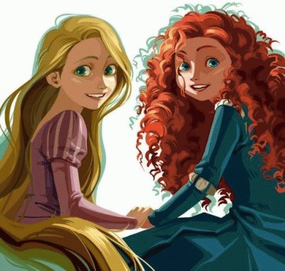 Rapunzel Merida