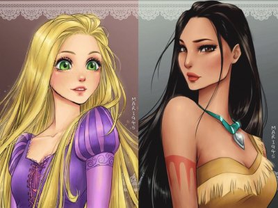 Rapunzel Pocahontas