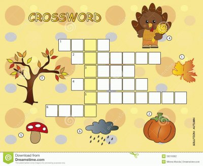 Autumn Crossword Puzzles