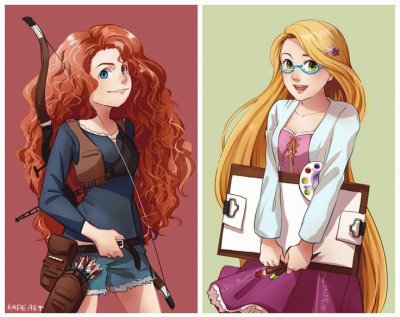 Merida Rapunzel