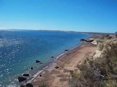 En la costa chubutense. Argentina