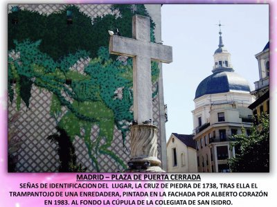 MADRID - PLAZA DE PUERTA CERRADA