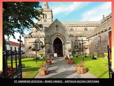 ST. ANDREWS - ANTIGUA IGLESIA CRISTIANA - ESCOCIA