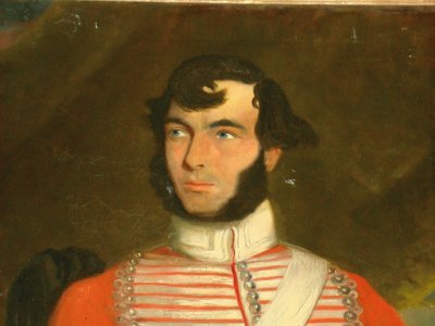 19th Century Painting of a British Soldier