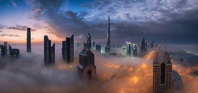 Tormenta en Dubai