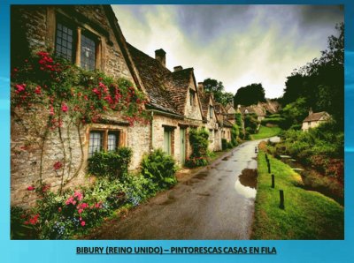 BIBURY (REINO UNIDO) â€“ PINTORESCAS CASAS EN FILA