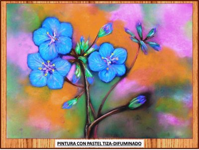 PINTURA CON PASTEL TIZA-DIFUMINADO