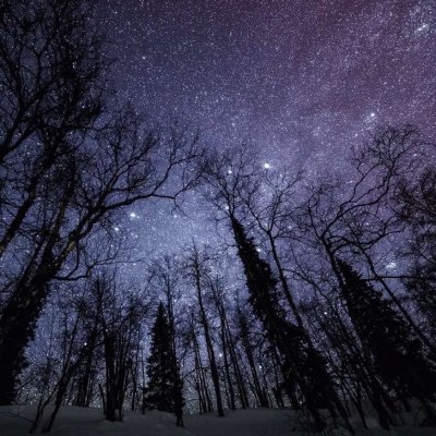 Noche estrellada en Finlandia