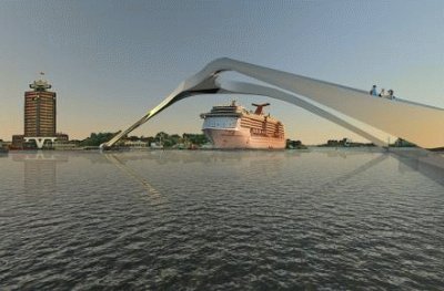 Puente Y-bridge, proyecto en Amsterdan, Holanda