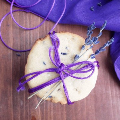 Lavender White Chocolate Cookie