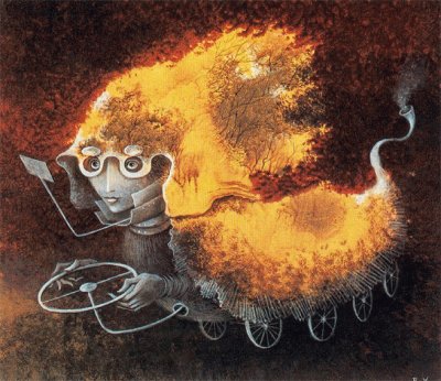 Remedios Varo, As del Volante (1962)