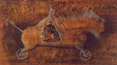 Remedios Varo, Internado Ambulante (1962)