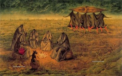 Remedios Varo, Robo de Sustancia (1955)