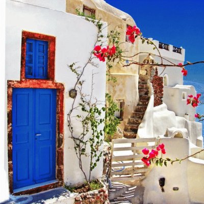 Entrada en casa-Grecia