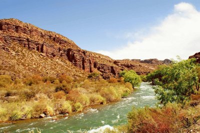 RÃ­o Atuel. Mendoza. Argentina