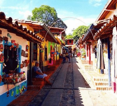 Calle artesanal. Peribeca-TÃ¡chira. Venezuela