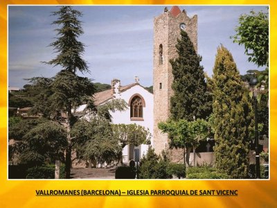 VALLROMANES (BARCELONA) â€“ IGLESIA DE SANT VICENC