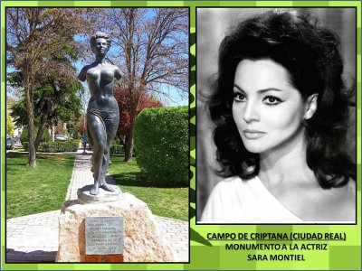 CAMPO DE CRIPTANA-C.REAL-MONUMENTO A SARA MONTIEL