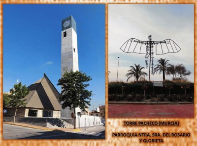 TORRE PACHECO (MURCIA) - PARROQUIA Y GLORIETA