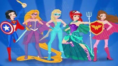 SnowWhite Rapunzel Elsa Ariel Belle