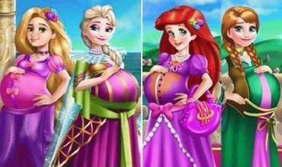 Rapunzel Elsa Ariel Anna