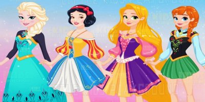 Elsa SnowWhite Rapunzel Anna