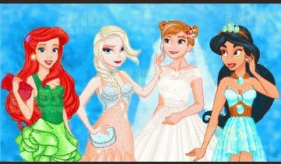 Ariel Elsa Anna Jasmine